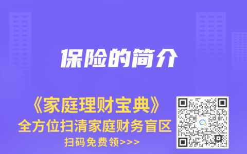 保險(xiǎn)的簡(jiǎn)介