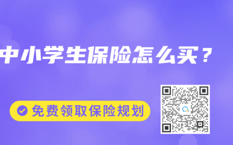 中小學(xué)生保險怎么買？