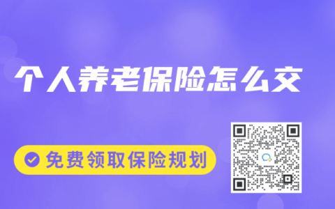 個人養(yǎng)老保險怎么交