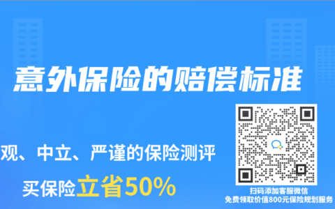 意外保險的賠償標準