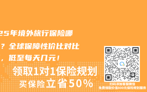 2025年境外旅行保險(xiǎn)哪家強(qiáng)？全球保障性價(jià)比對(duì)比評(píng)測(cè)，低至每天幾元！