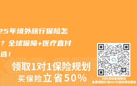 2025年境外旅行保險(xiǎn)怎么選？全球保障+醫(yī)療直付成首選！