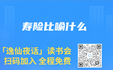 壽險比喻什么