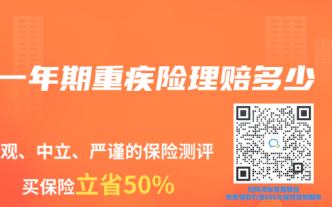 一年期重疾險理賠多少